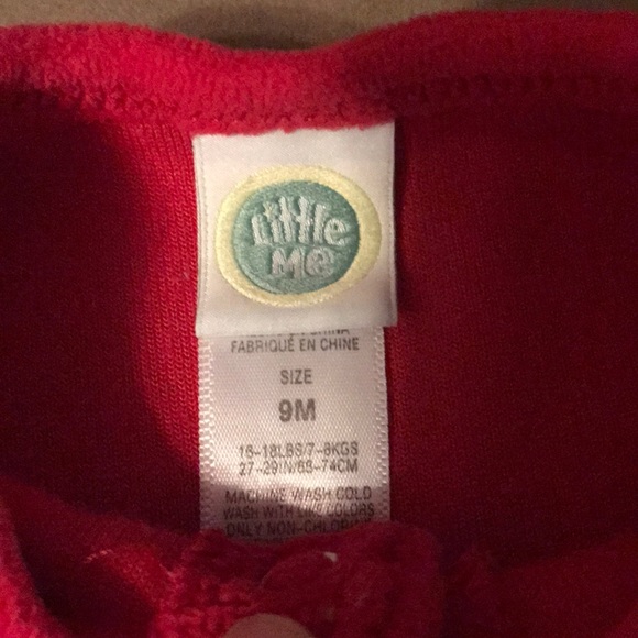 Baby’s 1st Christmas Reindeer Pajamas 9M - Picture 4 of 5